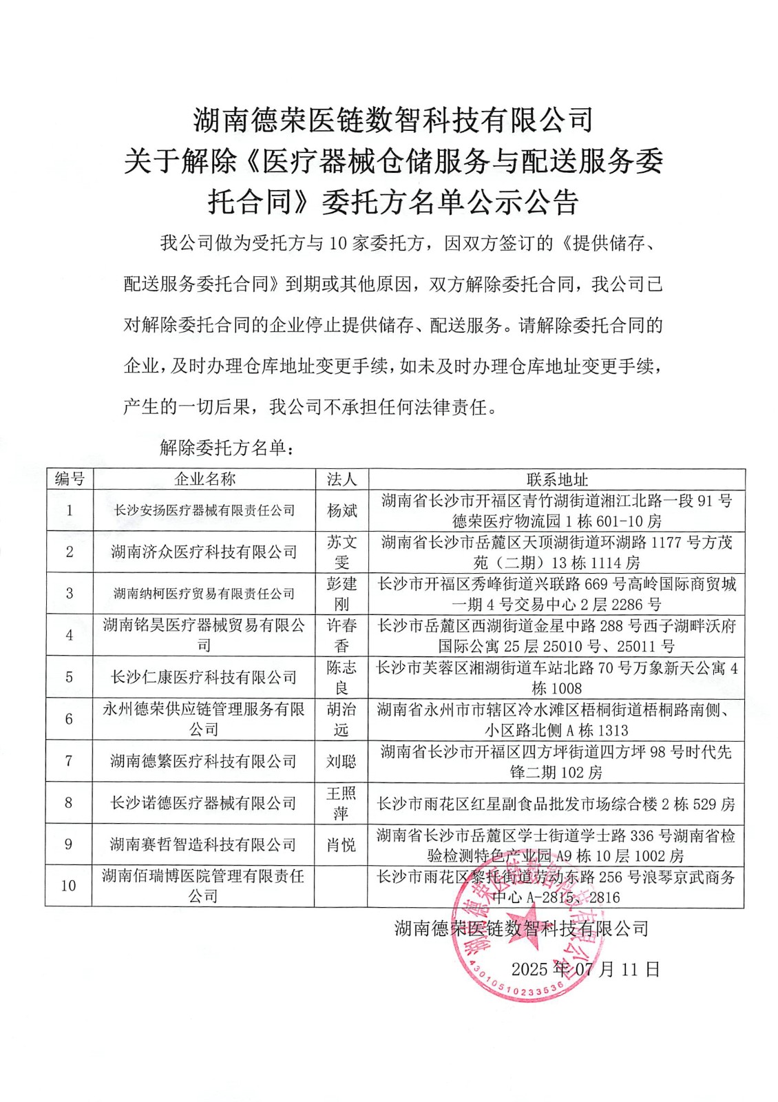 （已盖章）湖南德荣医疗器械物流配送服务有限公司取消合作客户20250711(1).jpg